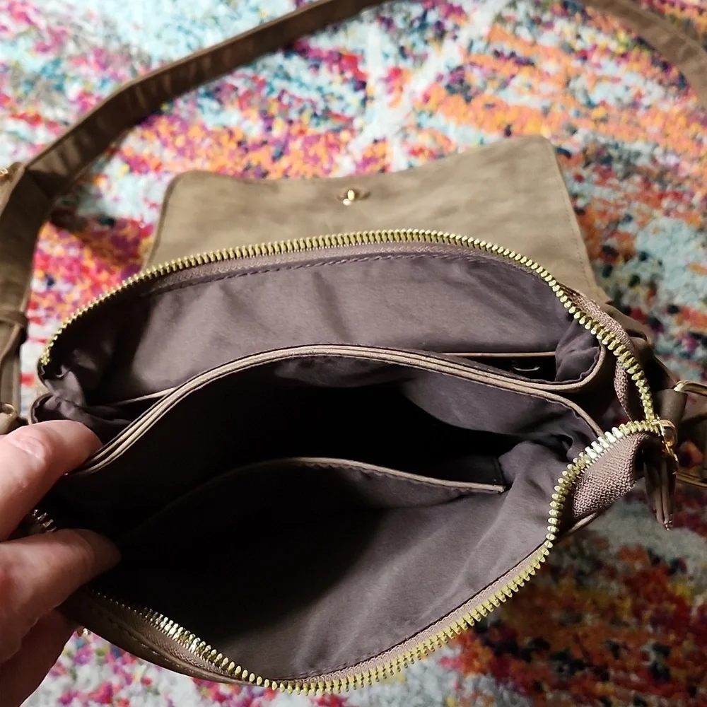 Roulens vegan leather crossbody bag